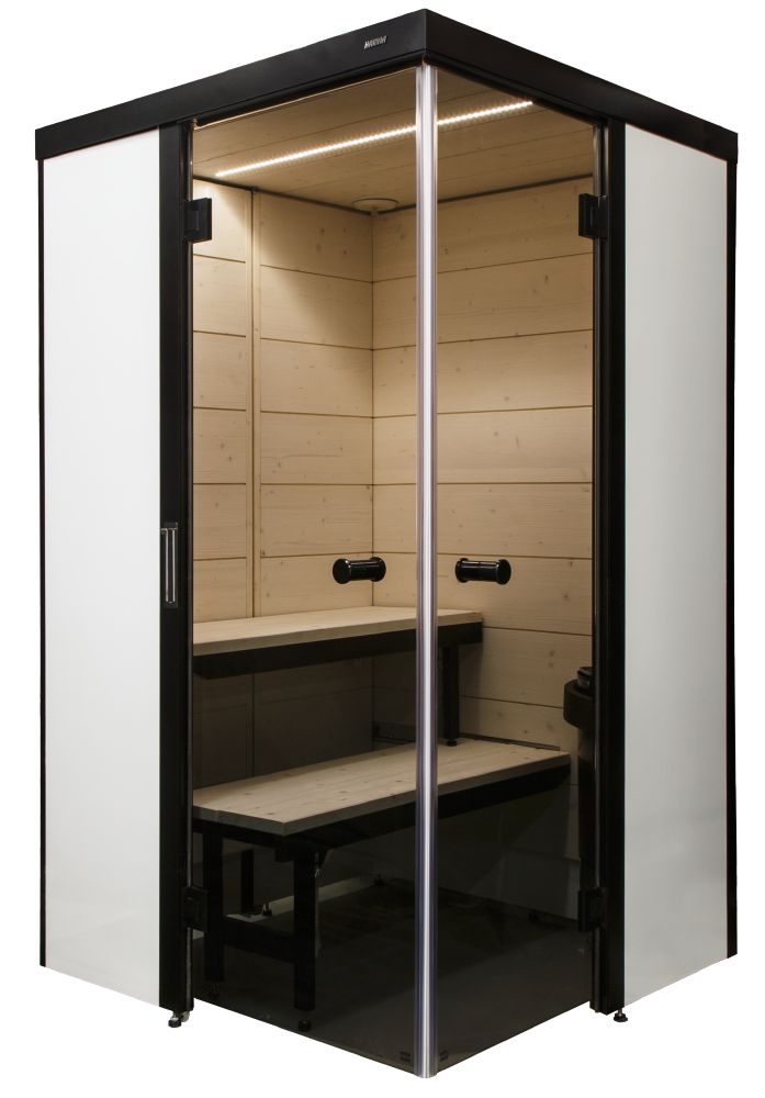 Harvia SmartFold 2.0 | 120 x 120 x 208 cm | SHSF1212BL / SHSF1212BR / SHSF1212WL / SHSF1212WR