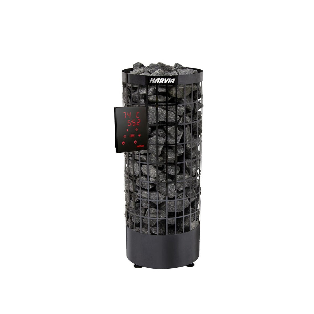 Harvia Cilindro XE | Sauna Elektroofen digitale Steuerung | 6.8 kW / 9 kW | PC70XE black / PC90XE black