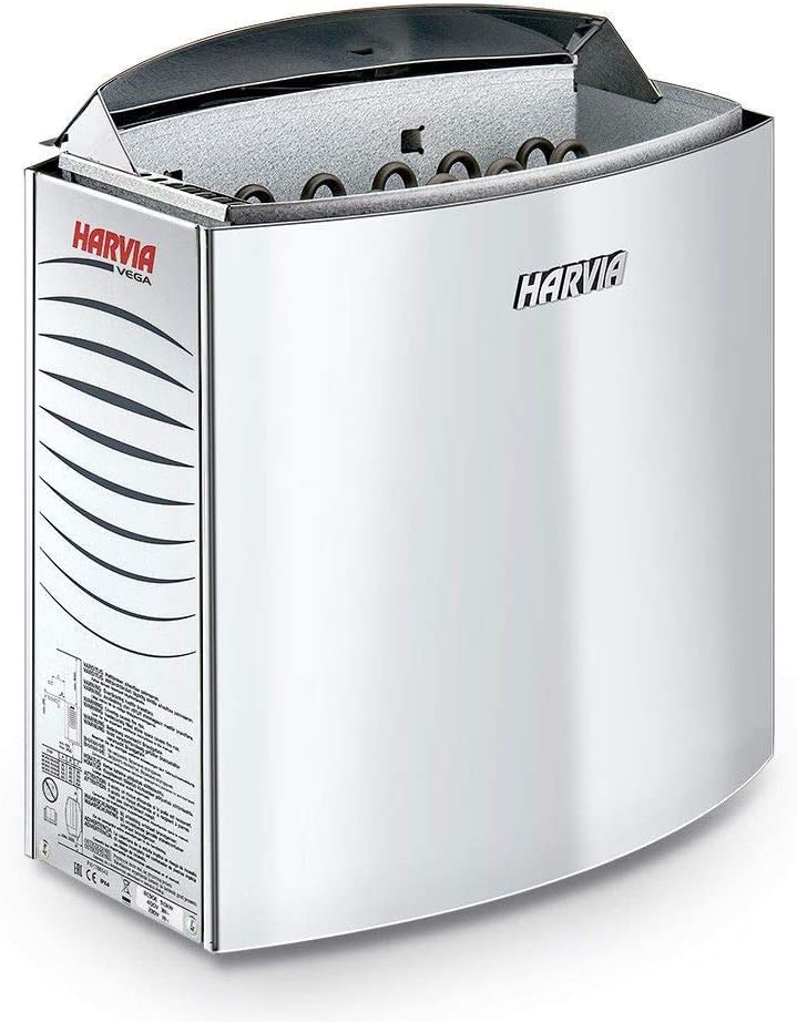Harvia Vega E | Sauna Elektroofen benötigt externe  Steuerung | 4.5 kW / 6 kW / 9 kW | BC45E/ BC60E/ BC90E