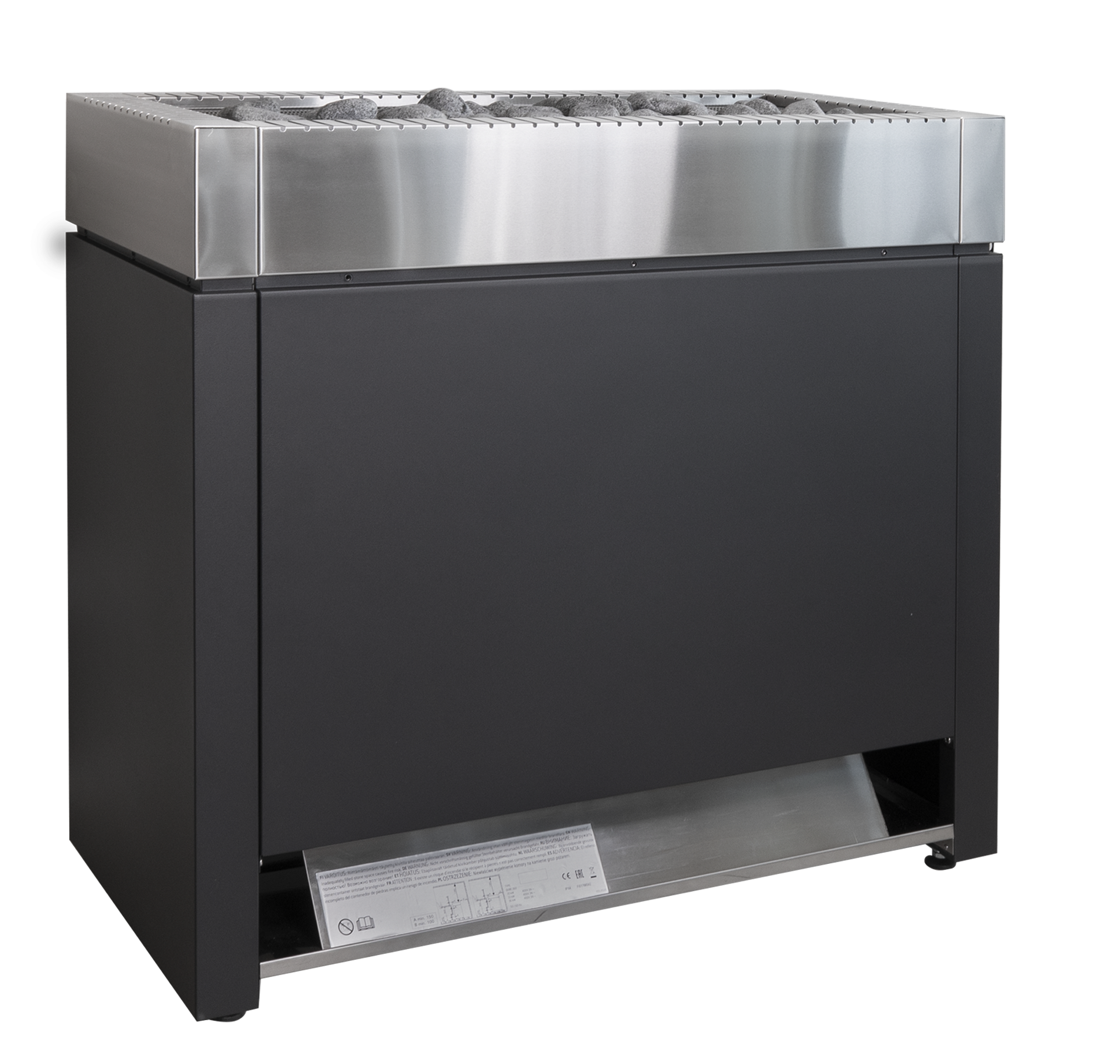 Harvia Qube Pro | Saunaofen Elektroofen gewerblich benötigt separate Steuereinheit  | 24 kW/ 36 kW