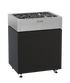 Harvia Qube Combi Komplettset | Bi-O/Combi Elektroofen mit Fenix 110C WIFI Steuerung und 40kg Saunasteine | 9 kW/ 12 kW/ 15 kW