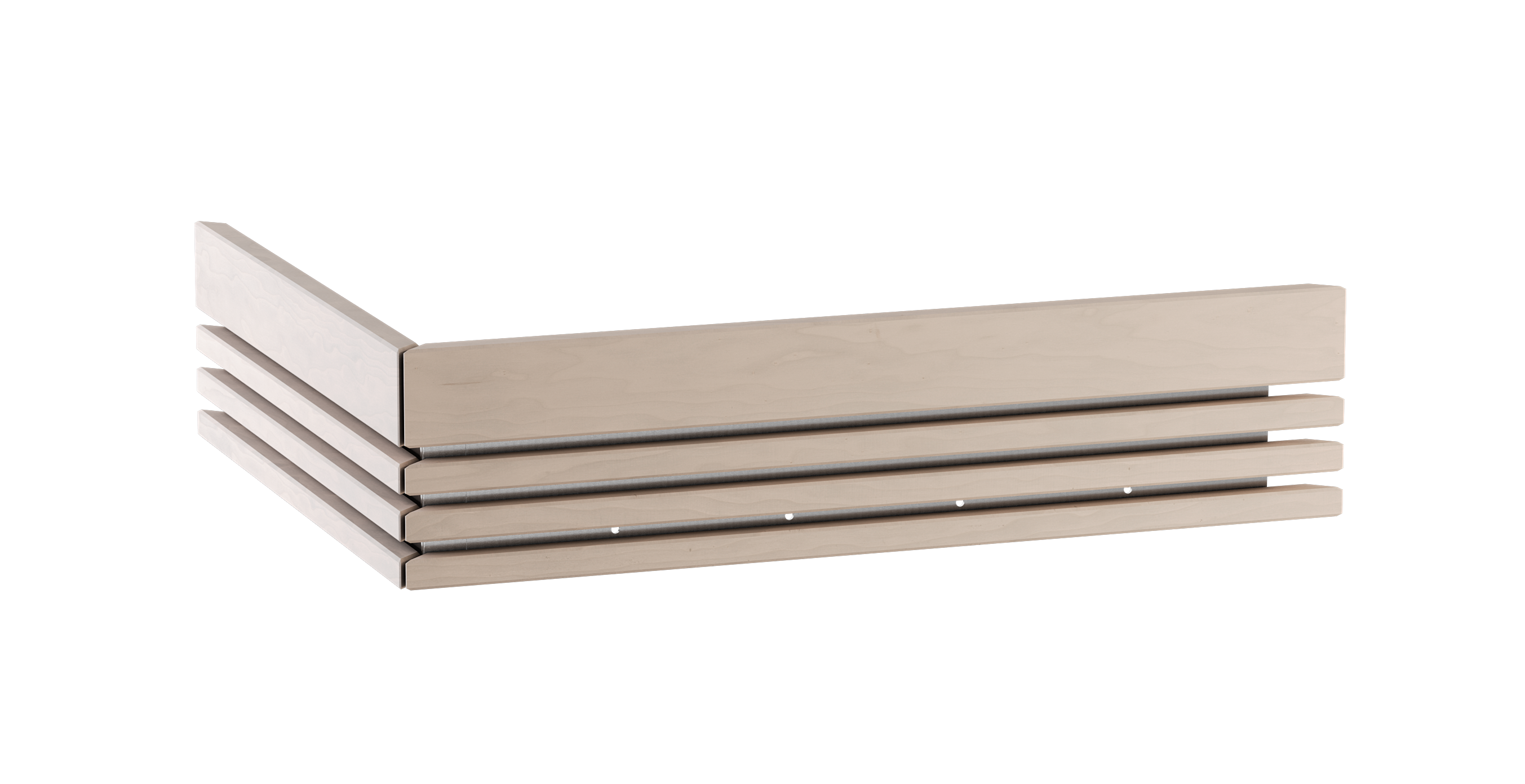 Harvia Qube Schutzreling | versch. Modelle | Linde/ Walnuss