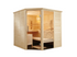 Harvia Alaska Corner Infra+ | Massivsauna Infrarot Fichtenholz Innensauna Bausatz | 206 x 206 x 204 cm (B/T/H)