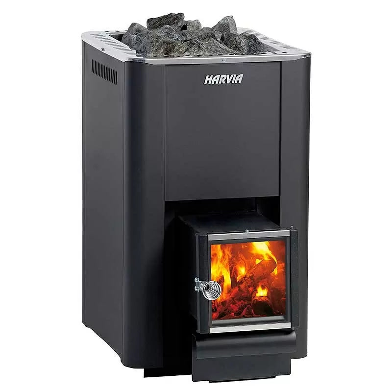 Harvia 20 Pro SL | außenbefeuerter Saunaofen Holz - erfüllt BimSchV 2 | 14,3 kW | WK200SL