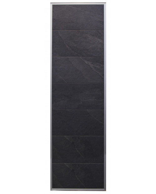 Harvia Steinwand 634 x 18 x 2123mm - Schwarzer / Grauer Rahmen | SACSW001 / SACSW001M