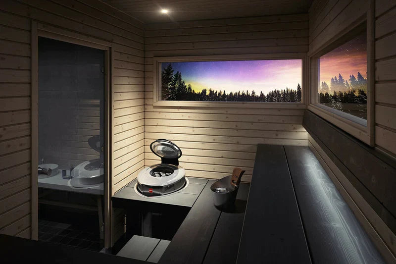 Harvia FORTE | Sauna Elektroofen mit seperatem Steuerpanel | 6 kW / 9 kW | AF6 / AF9